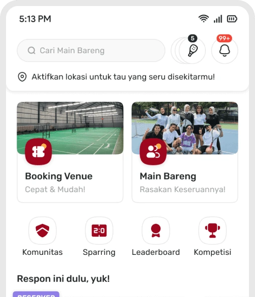 GOR Badminton Karawang untuk Booking Rutin Komunitas Kecil
