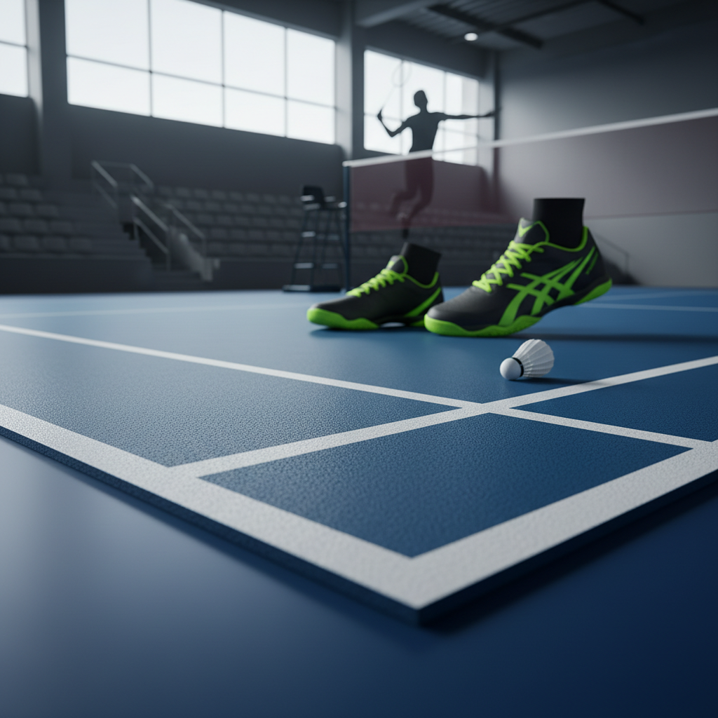 Perbedaan Lapangan Badminton Vinyl dan Parket
